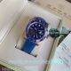 Best Quality Replica Rolex Submariner Blue Bezel Blue Leather Strap Men's Watch (2)_th.jpg